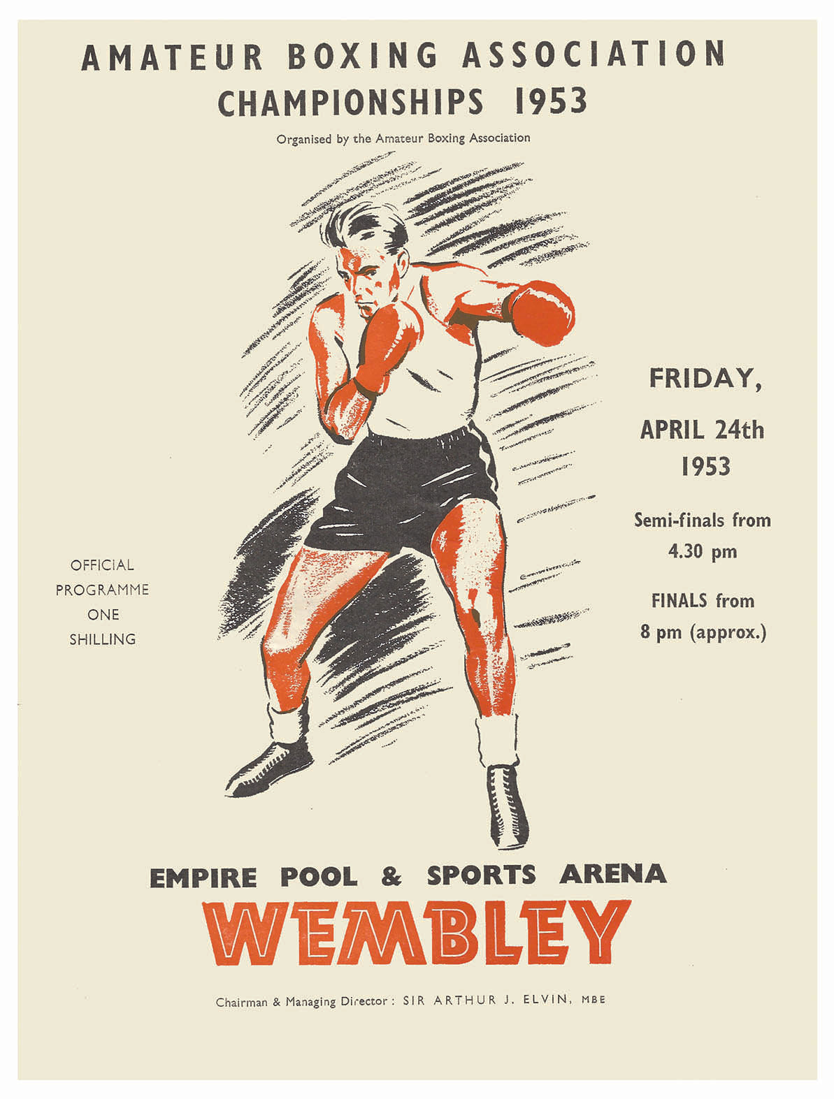 POSTER - ABA CHAMPIONSHIPS 1953