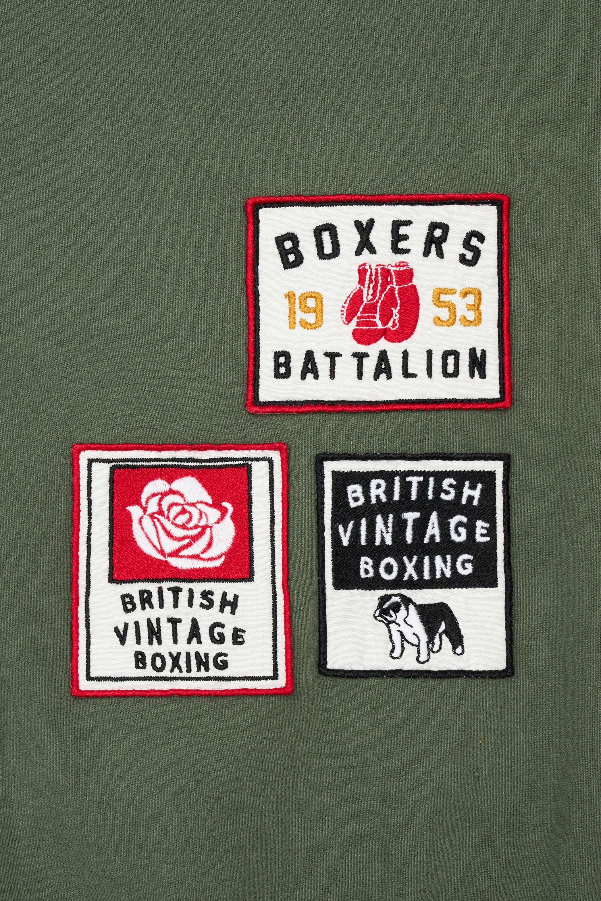 BOXERS BATTALION PATCH TRACKSUIT - KHAKI