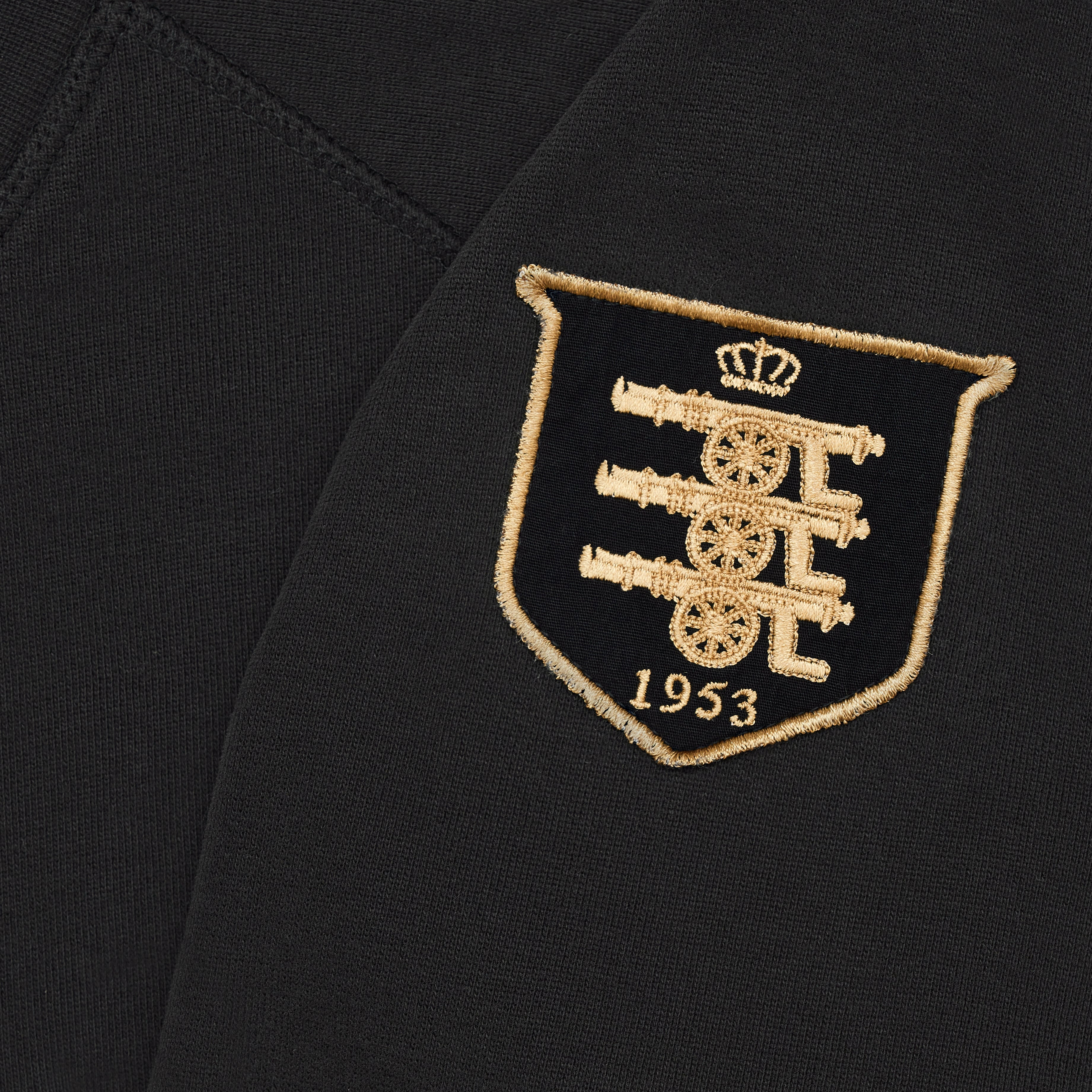 BOXERS BATTALION APPLIQUÉ TRACKSUIT - WASHED BLACK