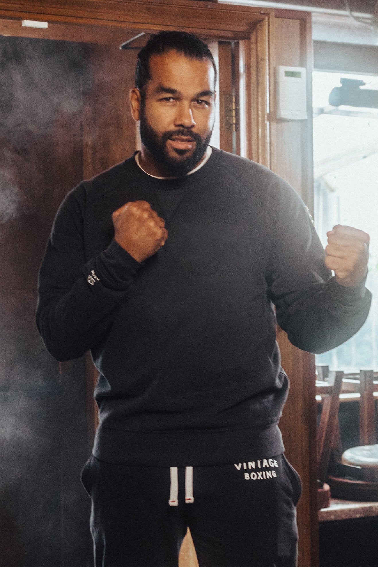 BOXERS BATTALION CLASSIC TRACKSUIT - WASHED BLACK