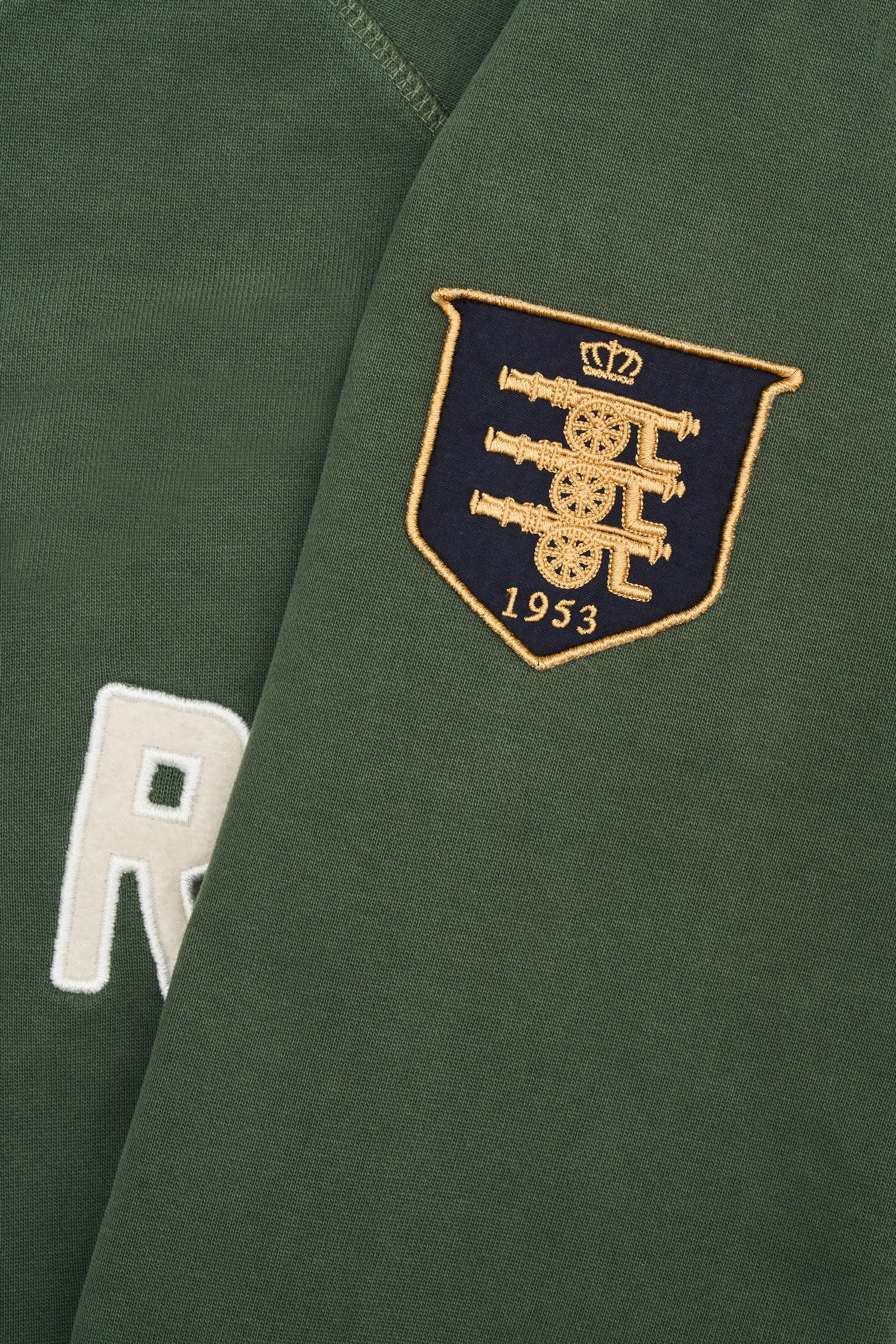 BOXERS BATTALION PATCH APPLIQUÉ CREWNECK SWEATSHIRT