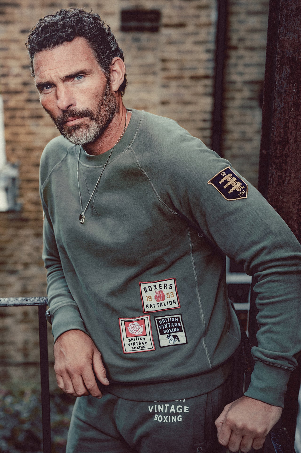 BOXERS BATTALION PATCH TRACKSUIT - KHAKI