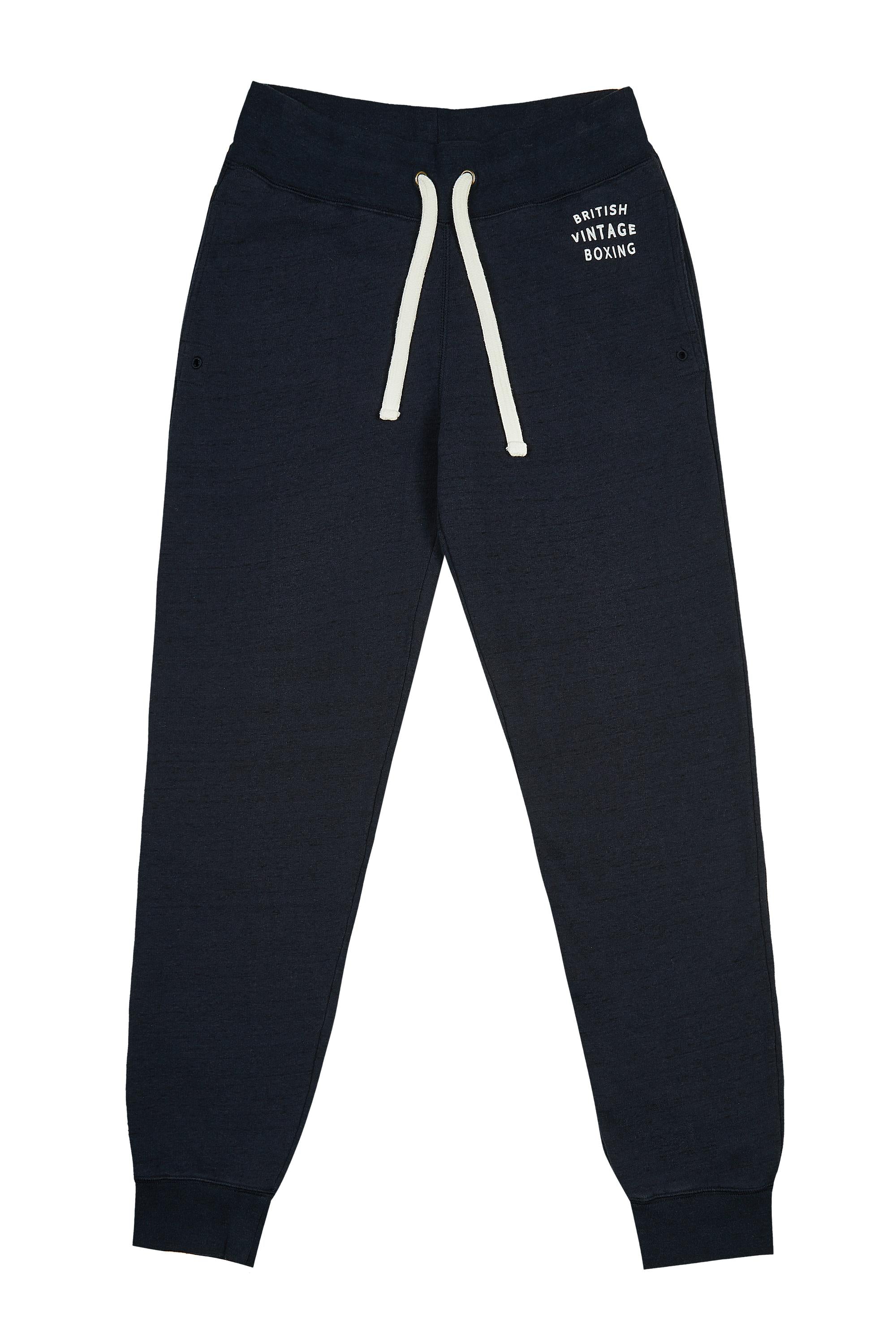 BOMBARDIER JOGGING BOTTOMS - NAVY MARL