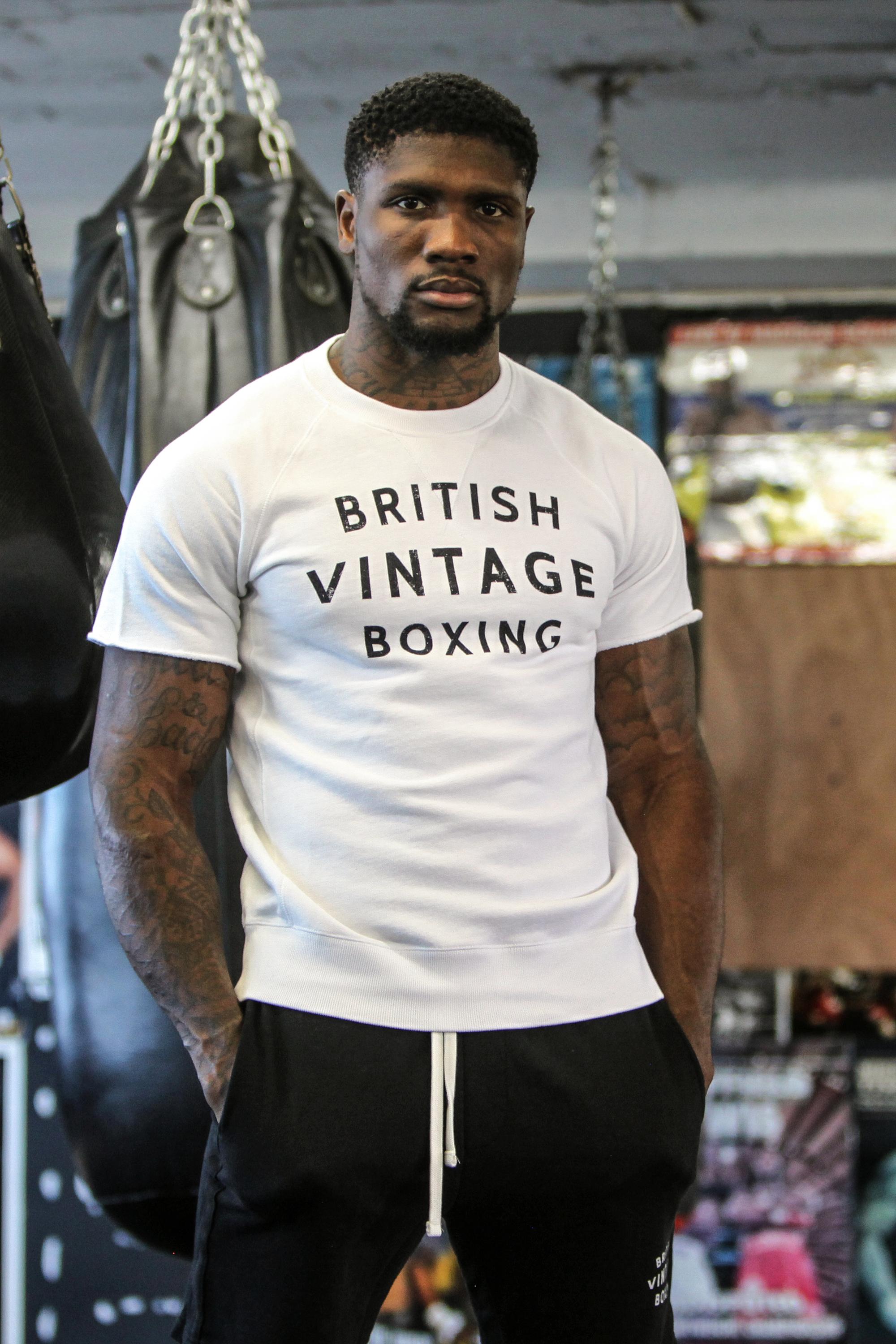 GRENADIER SHORT-SLEEVE SWEATSHIRT -VINTAGE WHITE