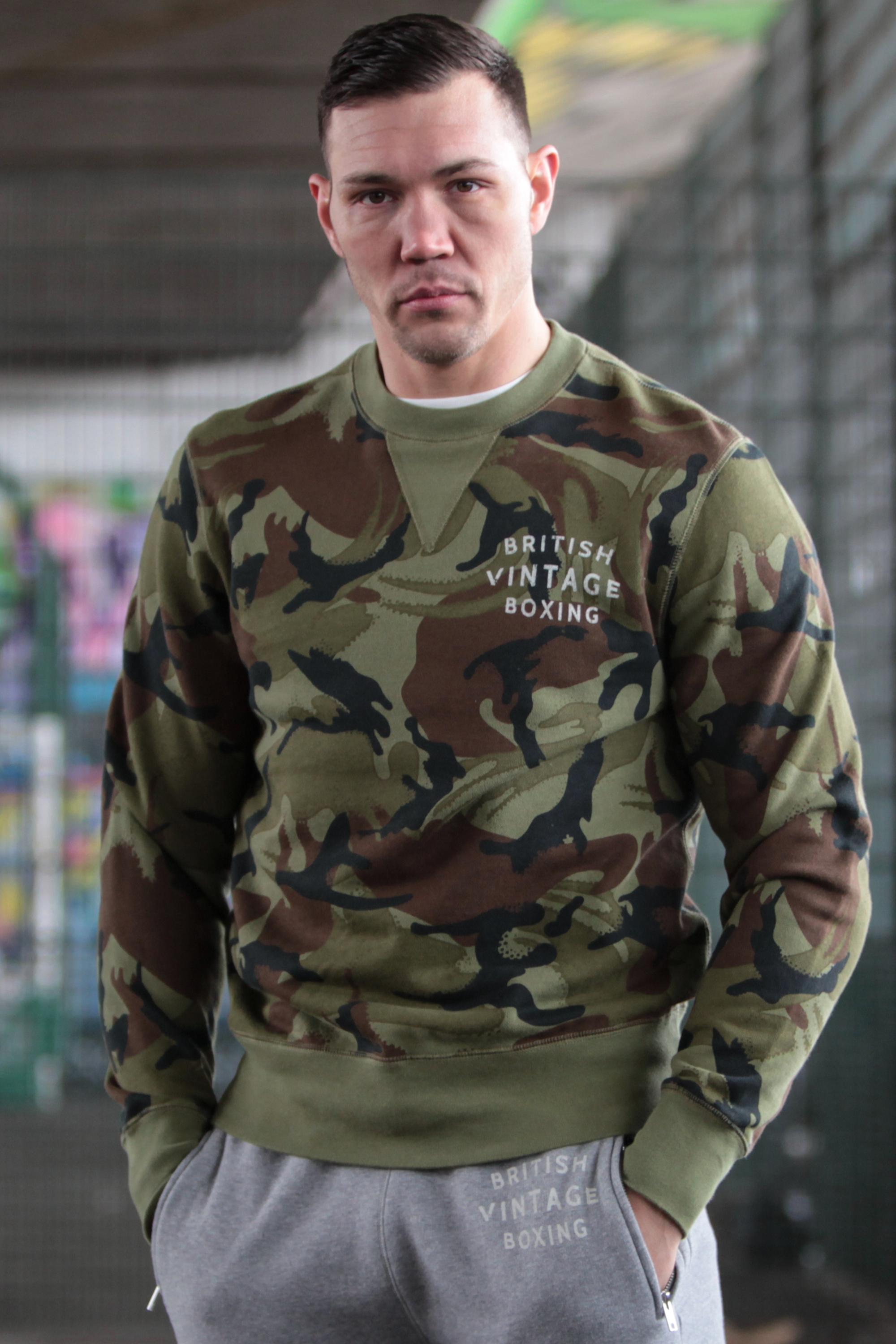 BVB SMALL GRAPHIC CAMO CREWNECK SWEATSHIRT