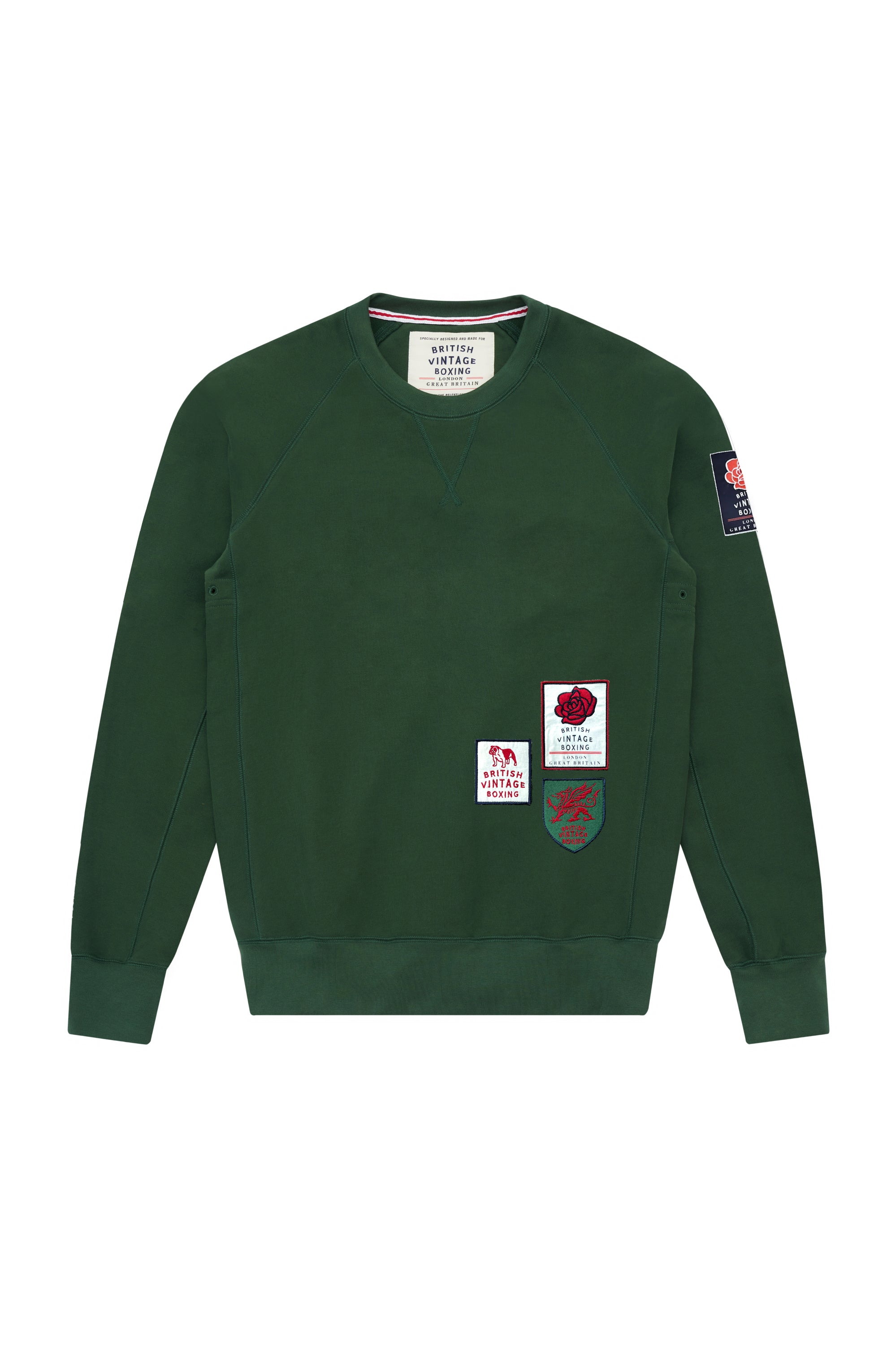 BOMBARDIER PATCH CREWNECK SWEATSHIRT