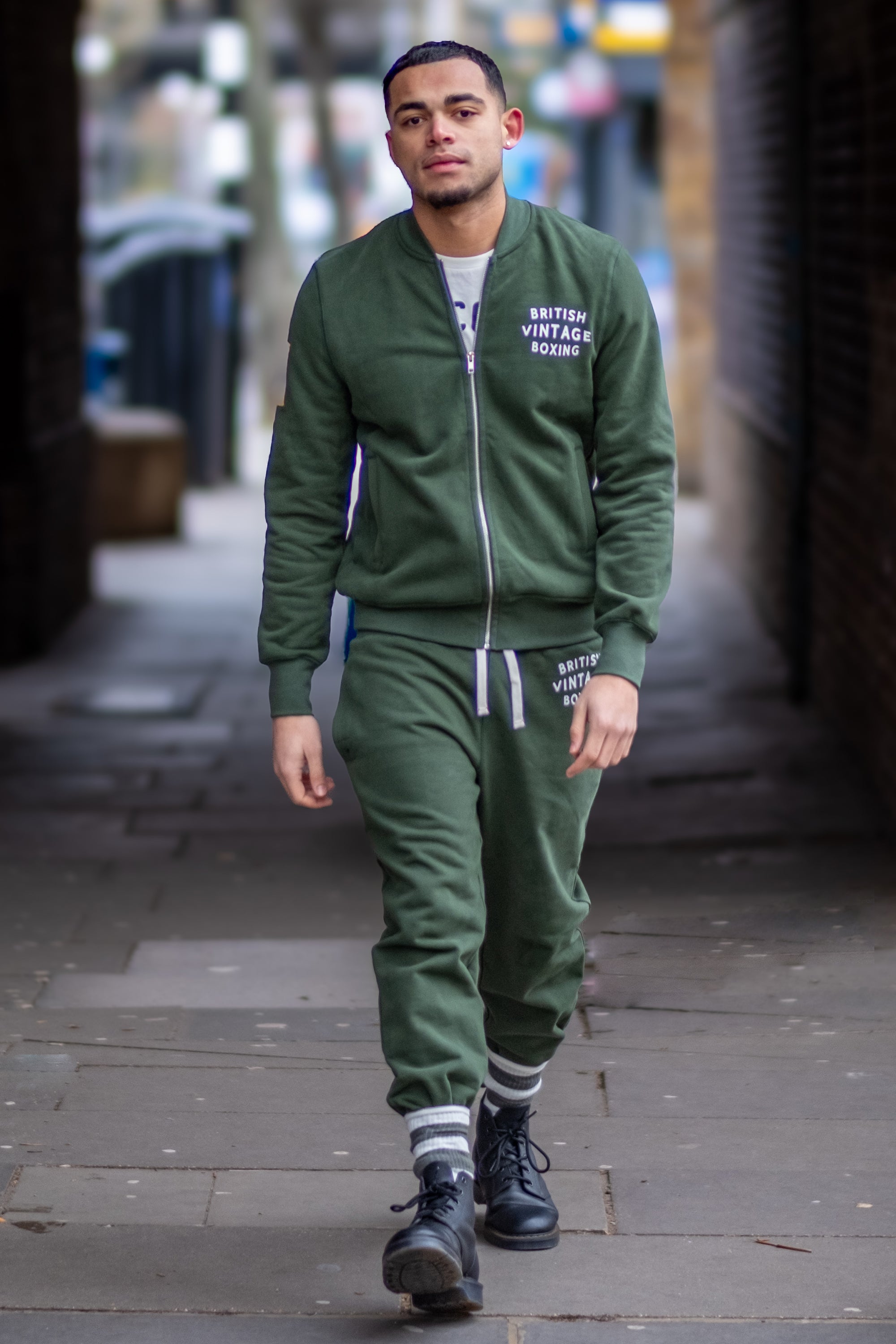 66 SQUADRON SQUADRON JACKET TRACKSUIT - BRITISH RACING GREEN