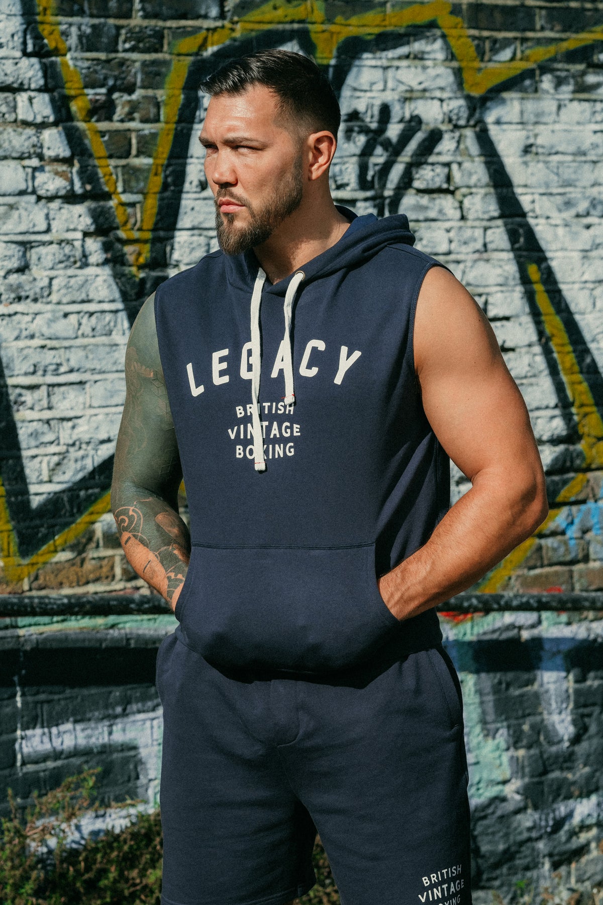 BVB LEGACY SLEEVELESS HOODIE