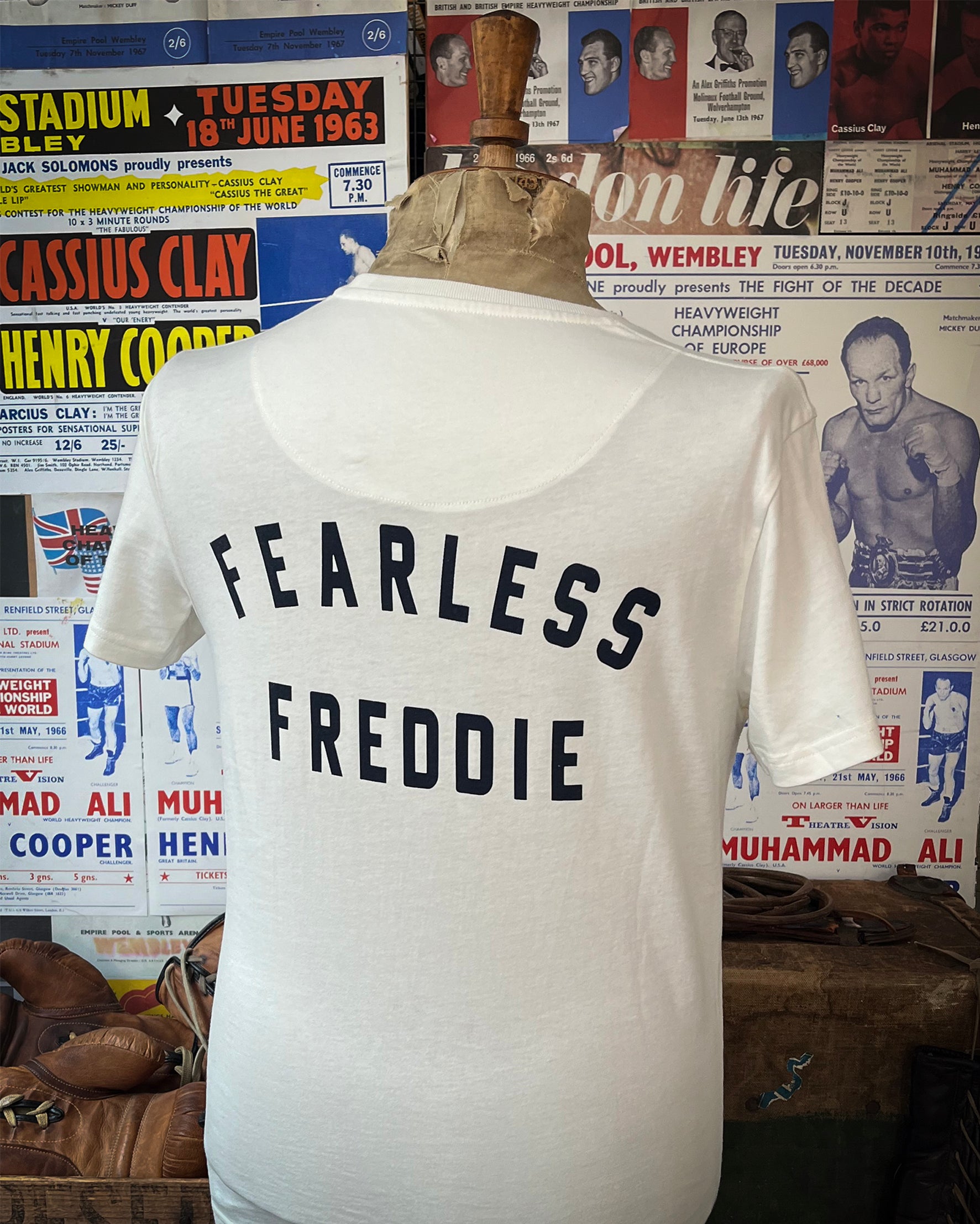 FEARLESS FREDDIE T-SHIRT - SIZE MEDIUM
