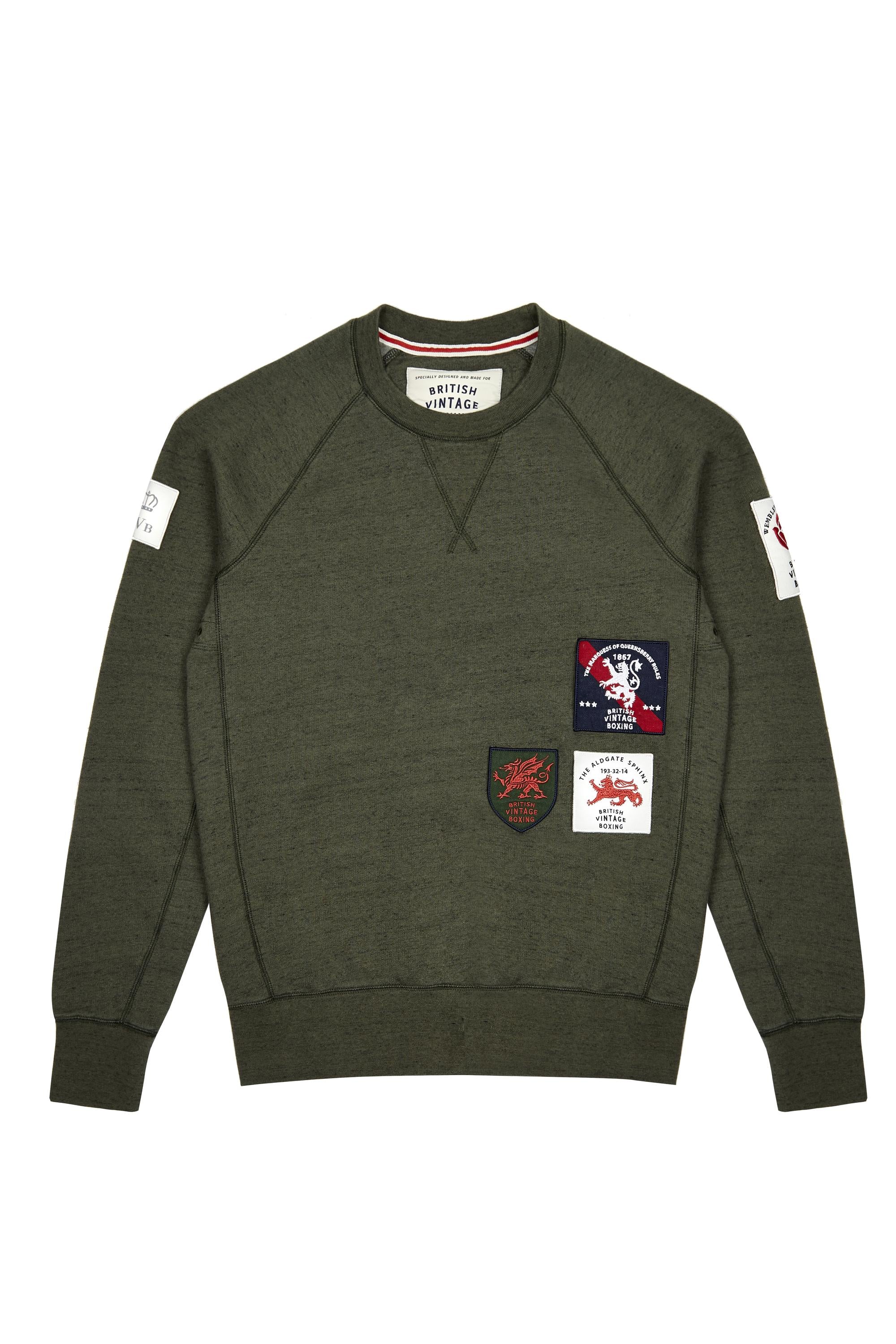 BOMBARDIER PATCH CREWNECK SWEATSHIRT