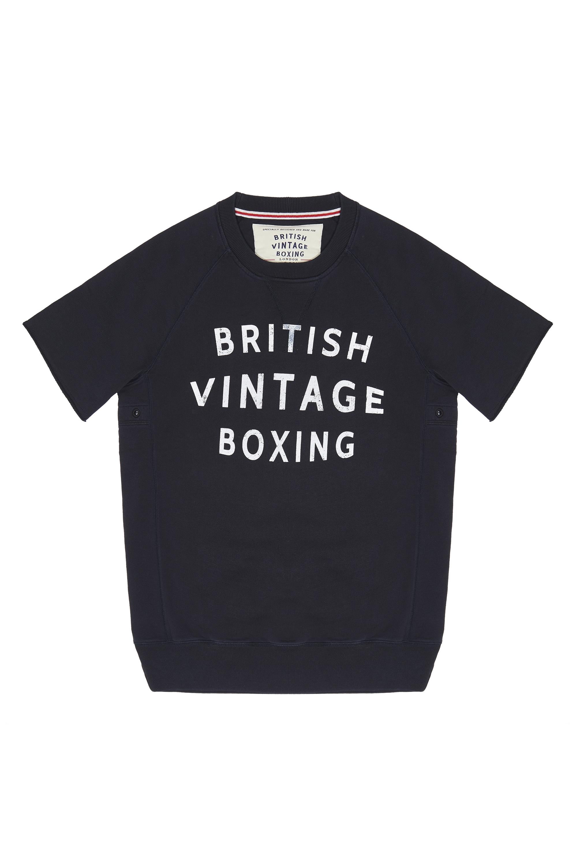 GRENADIER SHORT-SLEEVE SWEATSHIRT - BLACK