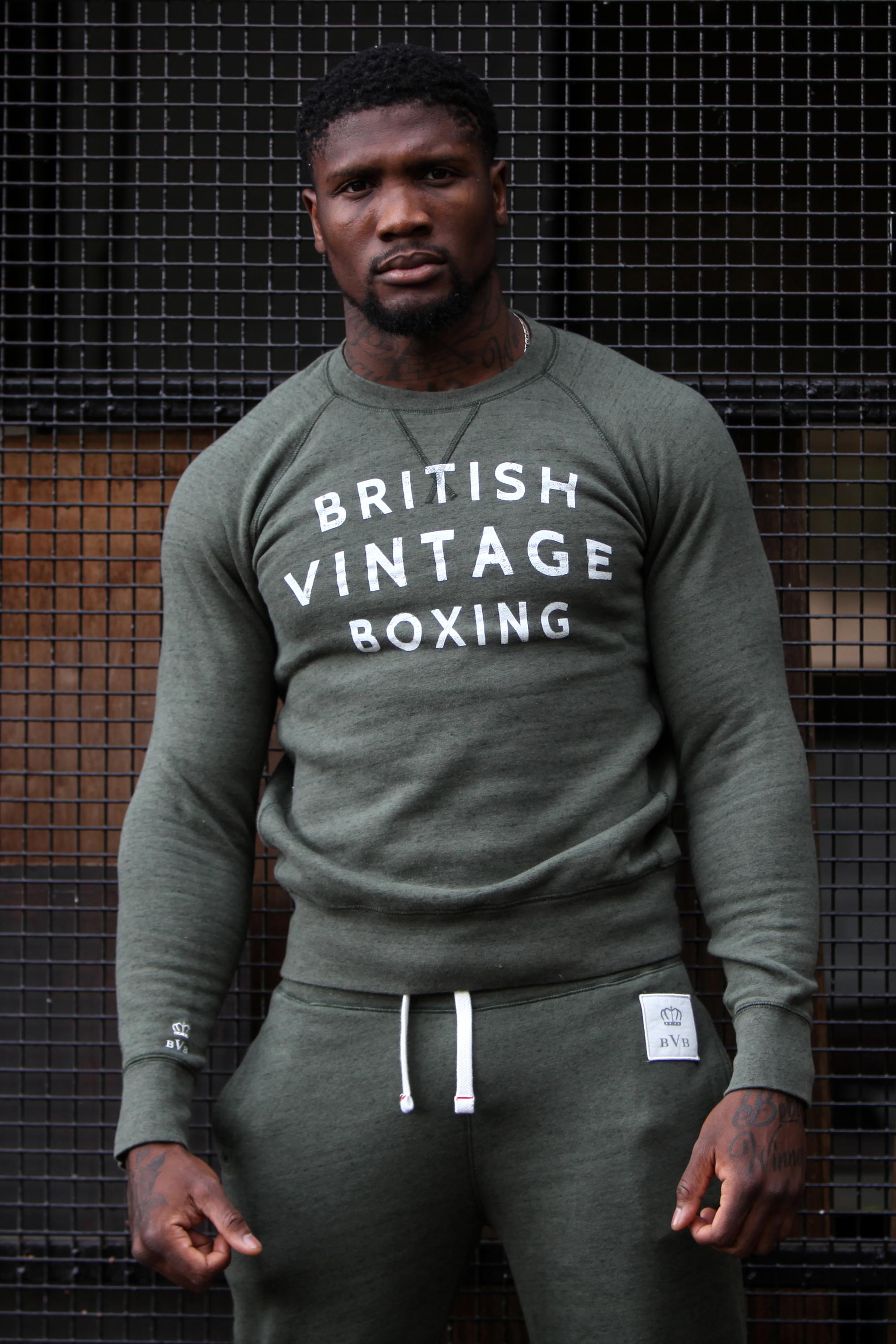 BOMBARDIER LARGE GRAPHIC SWEATSHIRT - KHAKI MARL
