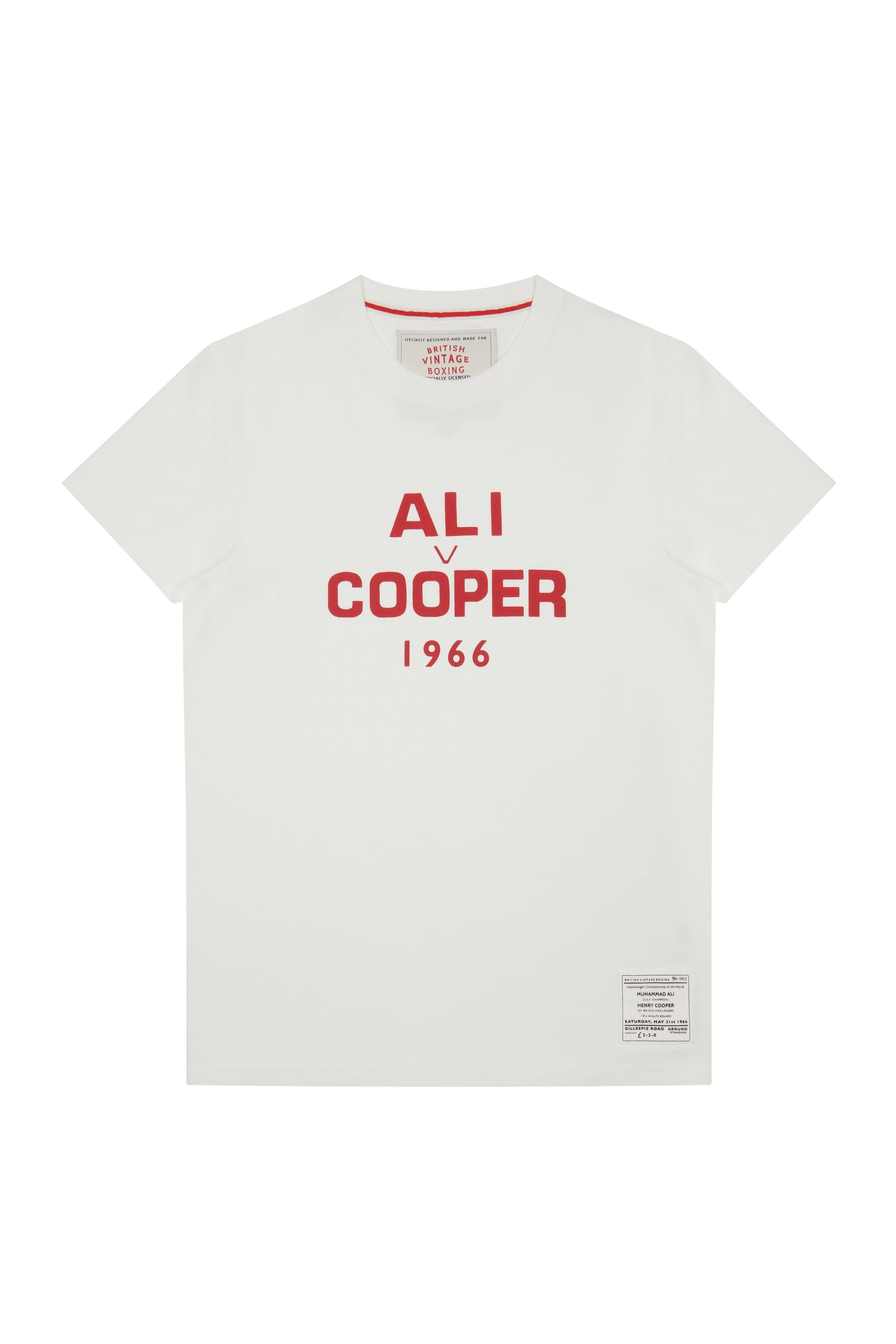 BROUGHTON ALI VS COOPER 1966 T-SHIRT