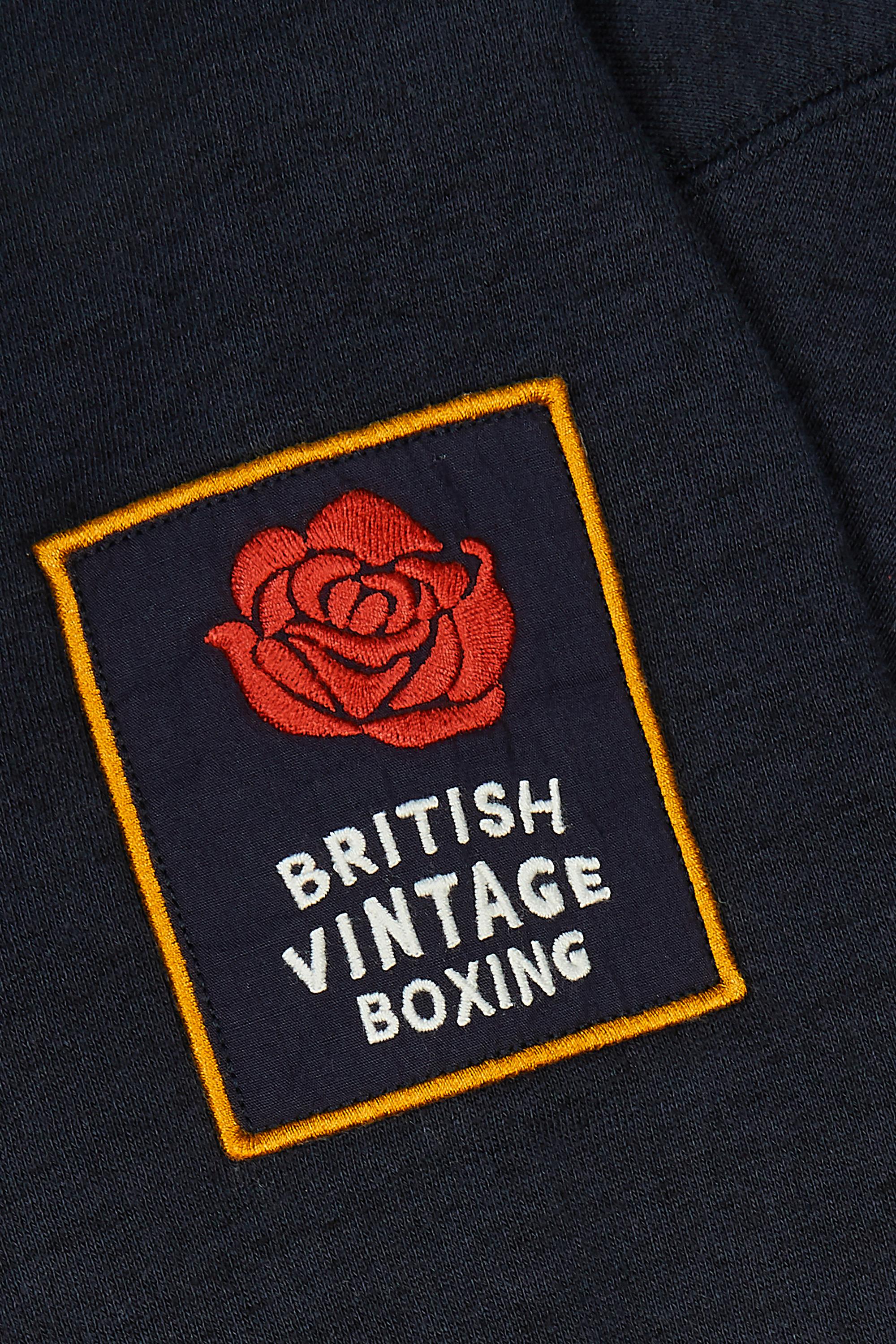 BOMBARDIER MILITARY PATCH CREWNECK SWEATSHIRT - NAVY MARL